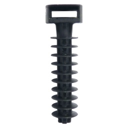 Lot de 100 chevilles en polyamide 11/12 - Noir Anti UV.
Degré inflammabilité UL94HB.
Auto extinguible.
Diamètre de perçage 8 mm.