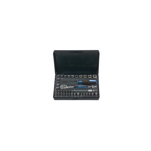 Coffret 40 pièces douilles 1/4 chrome plus