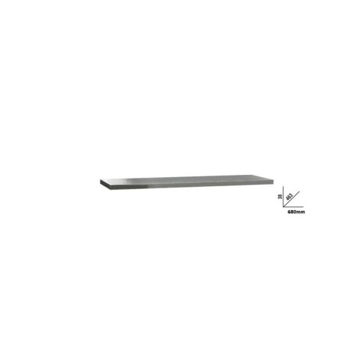 Plateau bois revêtu inox C45PX/1-0,7MT