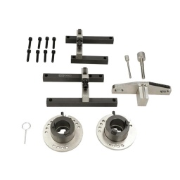 Jeu d'outils de calage pour Ford 1.0 - 1.1 3 cylindres Ecoboost
Pour moteurs Ford 1.0L 3 cylindres, de 74 KW, 88 KW, 92 KW, 103 KW, montés dans Fiesta, Focus, B-MAX, EcoSport
Affectations véhicules : Ford : Fiesta, Focus, B-MAX, EcoSport
Codes moteurs : M1DA, M1DD, M1JA, M1JC, M1JE, M1JH, M1JJ, M2DA, M2DB, M2DC, SFDB, SFJA, SFJB, SFJC, SFJD
Codes OEM : 21-168, 303-393A, 303-1054, 303-1602, 303-1604, 303-1605, 303-1606
Utilisation (marque) :	Ford
Utilisation générale :moteurs Ford 1.0L 3 cylindres de 74 KW, 88 KW, 92 KW, 103 KW
Poids :	4,40 kg
Codes moteur FORD :M1DA, M1DD, M1JA, M1JC, M1JE, M1JH, M1JJ, M2DA, M2DB, M2DC, SFDB, SFJA, SFJB, SFJC, SFJD
Codes OEM FORD :21-168, 303-393A, 303-1054, 303-1602, 303-1604, 303-1605, 303-1606
Modèle(s) FORD :Fiesta, Focus, B-MAX, EcoSport