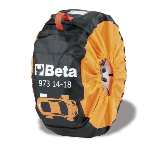 Kit de 4 housses en nylon pour roues 19 à 22"