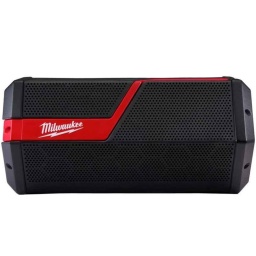 Enceinte sans fils intérieur / extérieur
Batterie REDLITHIUM™ 12 V & 18 V (non fournie)
Puissance 40 W
Bluetooth® 30 m
Dimensions 360 x 165 x 165 mm Poids avec batterie 2.3 k