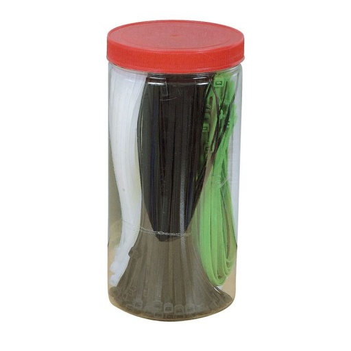 Assortiment 450 colliers nylon