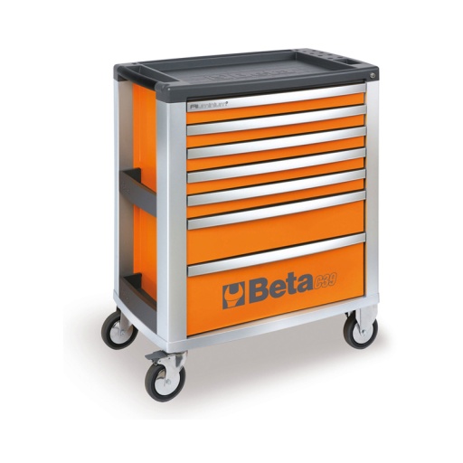 Servante d'atelier 7 tiroirs 1000kg beta orange