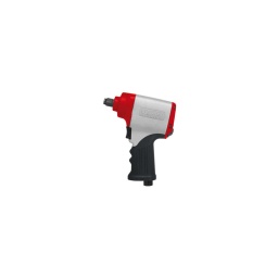 Clé à choc 1/2 433nm

- système de double frappes 
- poignée. matière isolante et absorbante de vibrations
- 133l/min
- 7700tr/min
- poids: 1.2kg

2x fois moin encombrante qu'un clé choc classique