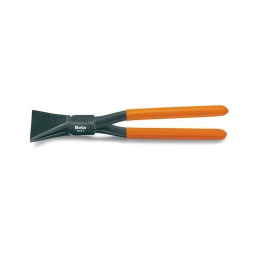 Pince à becs larges coudes à 45° pour tolier. branches gainées pvc
- larg: 60mm - long : 280mm - qualité premium beta depuis 1939