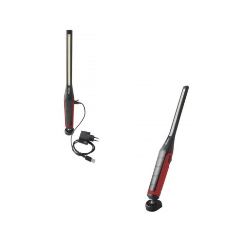 Baladeuse rouge rechargeable ultra fine à intensité variable 7w ik08