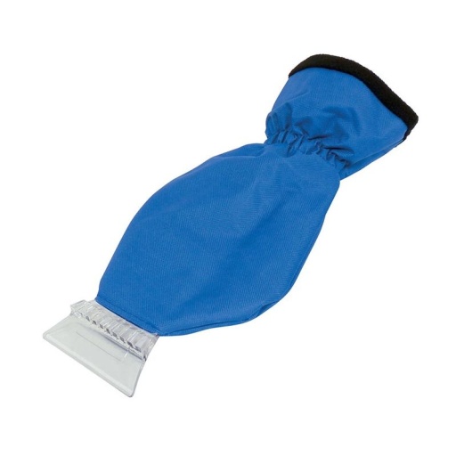 Raclette givre avec gant polaire 