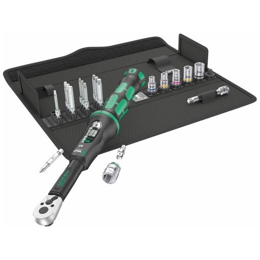 Trousse clé dynamométrique 2,5-25Nm (1/4 porte embout) avec douille et embout