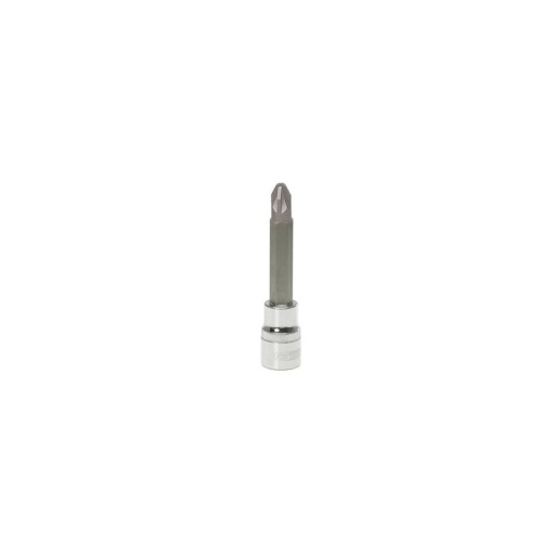 Douille tournevis 110mm pozidriv 1/2  chrome plus pz3