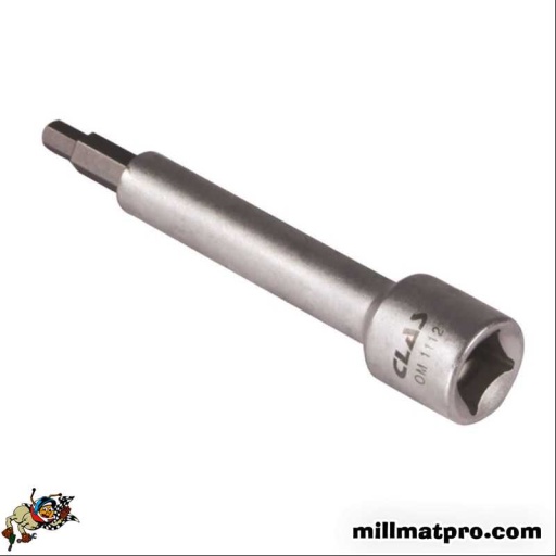 Douille embout héxagonal 7mm L.123mm 1/2" CrV