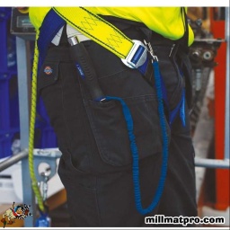 Porte outil de sécurité - tournevis disposant d'une lame avec un diamètre de 8-10m
capacite de 1 kg - s'etend jusqu'a 143cm
fourni avec un Mécanisme d'accroche et et d'une clé male
applications typiques incluent les lignes de production. travail a une certaine hauteur et de la maintenance classique
permet de reduire les domm ges et les accidents dus au risque de la perte d'un outil