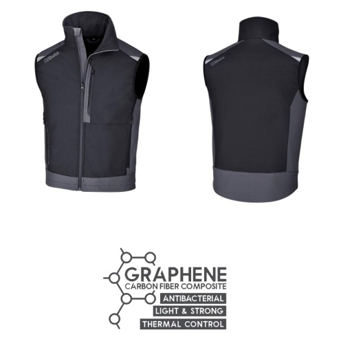 Gilet de travail Softshell en graphène Taille XL