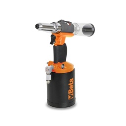 Pince à rivet pneumatique
- aspiration automatique
- pour rivet acier. alu. cuivre. inox
- capacité : 4.8-5.6-6.4-7.8mm - puissance 16900nm
- longueur de course 22.5mm - pression d'utilisation : 6.2bars
- conso air : 113l/min
- tuyau 10mm 