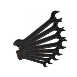 Selon DIN 895 / ISO 3318 / ISO 1085 
Angle de fourche 15° 
Pour gros travaux 
Brunie 


