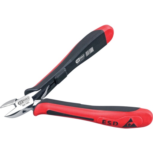Pince ESD coupante diagonale tête ronde, 125 mm