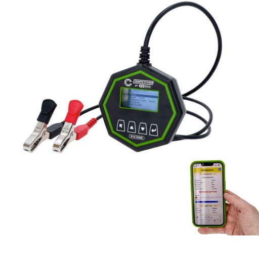 Testeur de batterie et système de charge 12 V COMPETITION avec QR Code