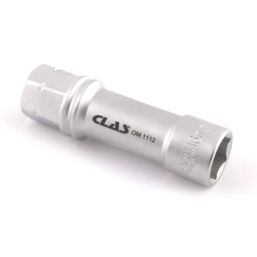 Douille traversante héxagonale 16mm L.82mm 1/2" CrV