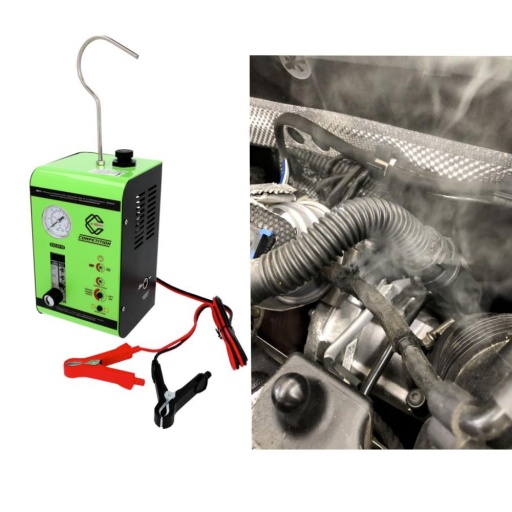 Détecteur de fuites par fumée COMPETITITON 12V avec accessoires 30 pcs