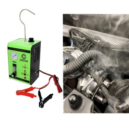 Détecteur de fuites par fumée COMPETITITON 12V avec accessoires 30 pcs
Idéal pour localiser les fuites dans les systèmes fermés des voitures, des motos, etc.
Pour une recherche de fuites rapide, fiable et mobile
Différents bouchons, cônes universels et soufflet en caoutchouc avec pompe inclus
L’appareil transforme l’huile de fumée en fumée et l’injecte dans le système
Émission de fumée visible en cas de fuite
Alimentation 12 V, par exemple via la batterie du véhicule
Avec débitmètre pour régler le flux de fumée
Matière résistante