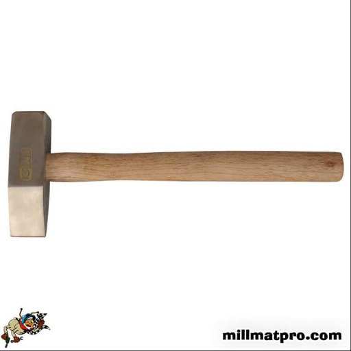 Marteau à piquer les soudures BRONZEplus manche hickory, tête 2100g, 400mm