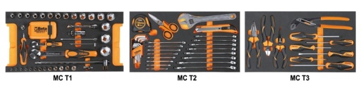 Composition de 109 outils Beta tools pour la maintenance générale pour valise C14