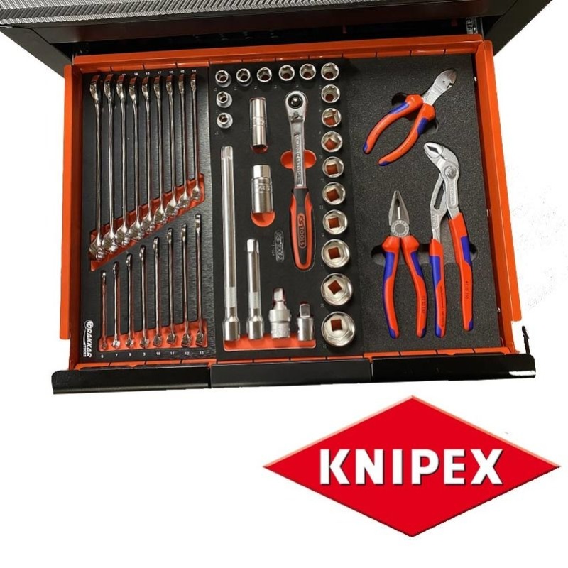 Extracteur de Vis à Deux Tranchants Jeu de 5 Knipex - Matériel de Pro