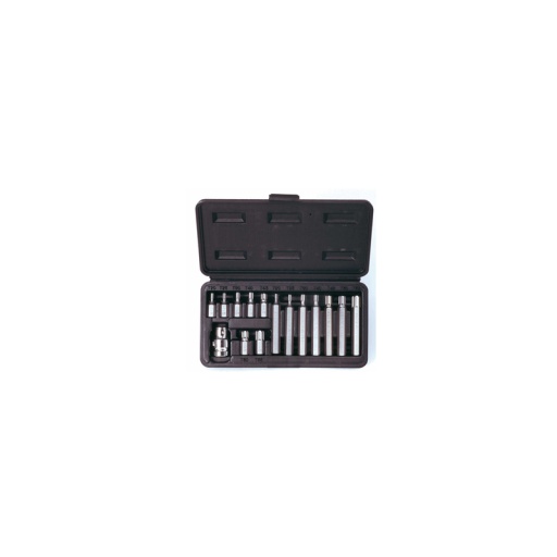 Coffret de douilles embouts torx 1/2 15 pièces