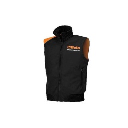 Gillet sans manche en softshell. coupe vent et anti pluie. finition en tissus orange et gris
la marque d'outillage beta. vous propose une gamme  de vêtement pour toute utilisation. aussi bien loisir que travail.
pour valider votre choix de taille. consultez le fichier pdf du produit. qui vous donnera les corespondances de tailles  (du xs au xxl.
le petit plus. millmatpro.  vous propose de personnaliser vos vetements de travail (broderie / transfert) devis sur demande par mail / fax / telephone