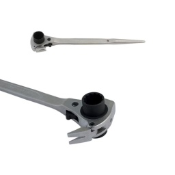 Clé à friction 19 mm x 22mm avec arrache clou rétractable Clé à friction doublée 19 mm x 22mm  Arrache clou rétractable Fabricatinoen Chrome Vanadium  Standard ANSI 