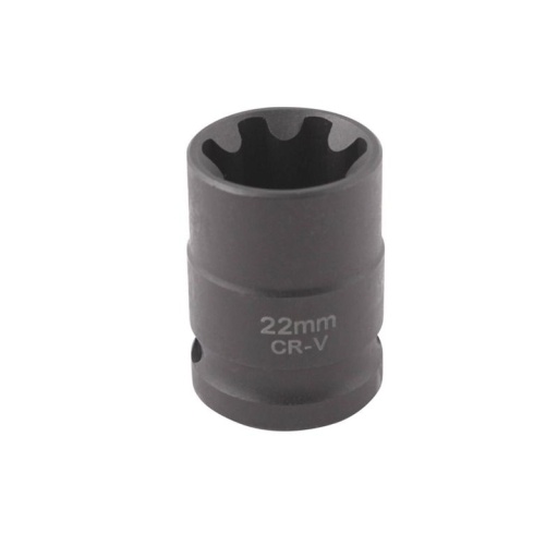 Douille 7 pans 22mm 1/2" CrV pour étrier de frein