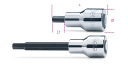 Douille tournevis pour vis 6 pans creux