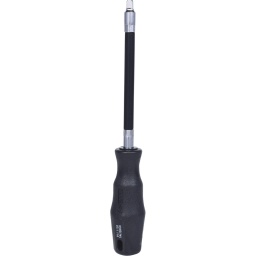 Manche mono-matière
Tige flexible avec double ressort à spirale
Couple de serrage limité
Carré d'entraînement selon DIN 3120 / ISO 1174 avec bille de verrouillage
Gainage PVC
Résistant aux produits chimiques