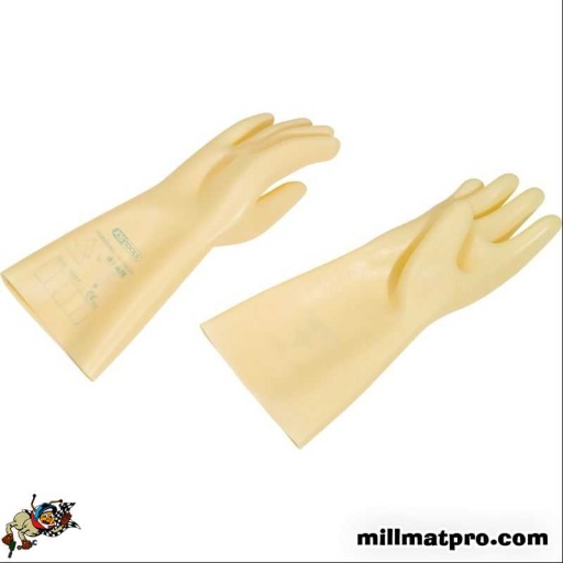 Gants d'électricien en Naturalex blanche, classe 0,  taille 10