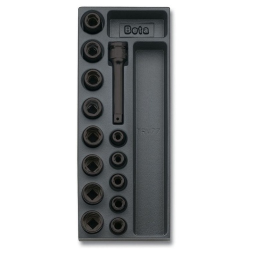 Module thermoformé douilles 1/2" choc beta 14 pièces