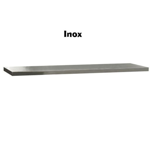 Plateau établis inox 2041x463x38mm