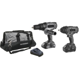 Pack Perceuse Percu 50+Cle A Choc+Grand Sac+Chargeur Rapide+Batterie 4ah Et 2ah
Composé de : 
- 1 perceuse visseuse à percussion 20V 50Nm réf. 50502 
- 1 clé à chocs 1/2" 20V 650Nm réf. 50510 
- 1 sac porte-outils textile 52,8L réf. 50800 
- 1 chargeur rapide 3,5A réf. 50519 
- 1 batterie Li-ion 20V 2Ah réf. 50515 
- 1 batterie Li-ion 20V 4Ah réf. 50516