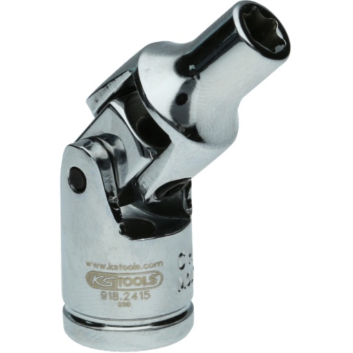 Douille TORX E 1/4'' articulée E6