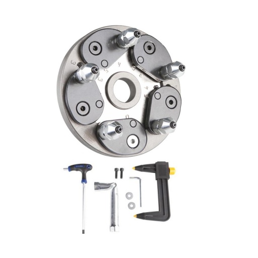 Plateau centrage universel cylindrique dia28mm avec 5 bagues