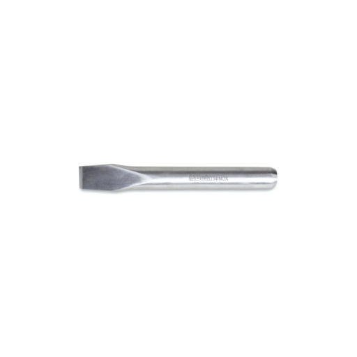 Burin plat, en acier inoxydable 100mm