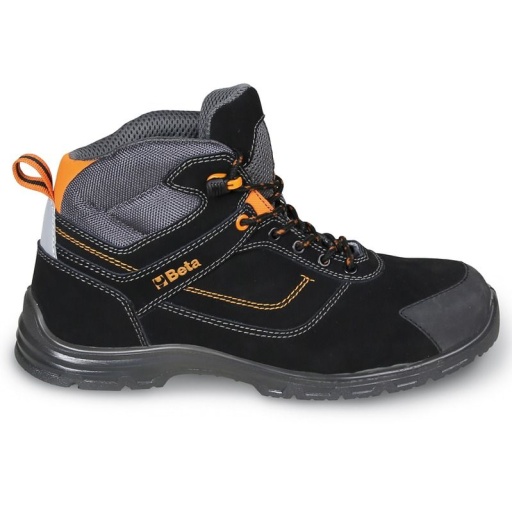 Chaussure montante en Nubuck Action hydrofuge avec insert anti-abrasion sur l'embout, délaçage rapide