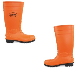 La construction et les matériaux garantissent une résistance et une protection maximales.

Tige
Mélange de PVC et de caoutchouc nitrile
Semelle
PVC griffé nitrile
Embout
Acier, 200 Joules
Anti-perforation
Acier inoxydable
EU: 38-47 UK: 5-12