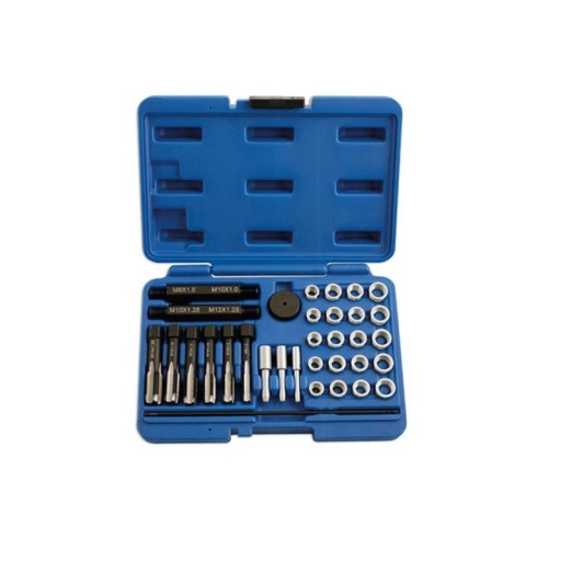 Kit d'outils pour reparer les filetages de bougies de préchauffage (culasse en alliage)