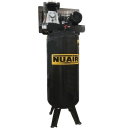 Compresseur à piston vertical 4 CV 200 litres 400 V Tri B3800B/4FTV/200 
CE ISO IR-C-3
Le compresseur à piston B3800B/4FTV/200 dispose d'une tête lubrifiée de 4 CV /10 bar et d'une cuve verticale de 200 litres. 
Rangement facile, manutention aisée, surface au sol réduite. 
Vitesse de rotation : 1400 tr/min. Tension : 400 V Tr
Type de cylindres	mono-étagé
Modèle tête	B3800B
TS max (°C)	100
TS min (°C)	-10
Puissance sonore (dB (A))	97
Vitesse de rotation (tours/min)	1400
Volume du réservoir (L)	200
Volume engendré (m³/h)	29
Puissance (kW)	3.00
Puissance (CV)	4.00