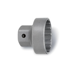 Douille extracteur pour mouvement central à 16 encoches
Apte pour Shimano® XTR BB93, Dura-Ace BB9000
Le cadre de 1/2" et l’hexagone de 24 mm garantissent des solutions différentes pour l’utilisation.