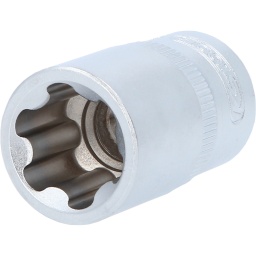 Torx-E-Plus (EPL)
Carré d'entraînement intérieur selon DIN 3120 / ISO 1174 avec encoche pour verrouillage par bille
Pour une utilisation manuelle
Finition satinée
Chrome Vanadium