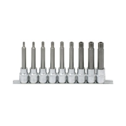 Douilles tournevis longues ultimate ribe perce
- carré d'entrainement intérieur selon din 3120 / iso 1174avec encoche pour verrouillage par bille
- version longue
- embout en acier nickele
- finition chromée satinee
- chrome vanadium