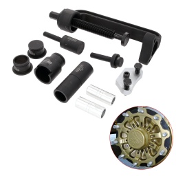 pour remplacer rapidement et facilement les boulons de roue
Le démontage du moyeu n’est pas nécessaire
Pour le fonctionnement des machines
Adaptateur interchangeable inclus pour un accès aisé aux boulons de roue
Coffret robuste en matière plastique