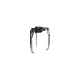 Extracteur 3 griffes
- compose d'une potence. de bras de potence et de griffes
- profondeur de prise des griffes réglables
- bras de potence pivotants axialement et interchangeables
- repartition uniformm des forces pour une extraction centree
- sans vis de force hydraulique
- sans vérin hydraulique
- sans pompe hydraulique
- en acier spécial 
- capacité: 500mm - prof: 270mm 