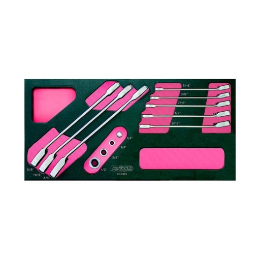 Module vide clés mixtes cliquet réversible cote en pouce ks tools 12 pièces vide